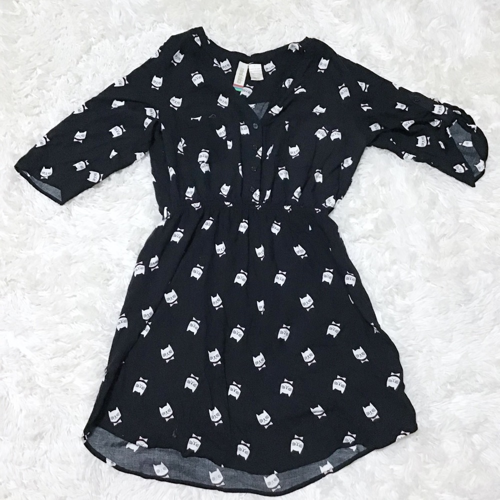 Mimi Chica Bow Tie Cat Dress